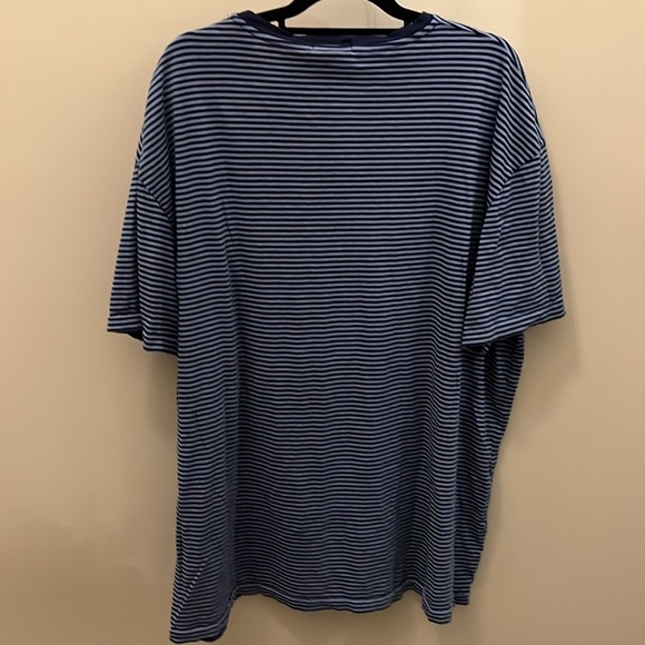 POLO Ralph Lauren Short Sleeved Tee Shirt Striped Blue Size 2XB Big - Picture 6 of 8
